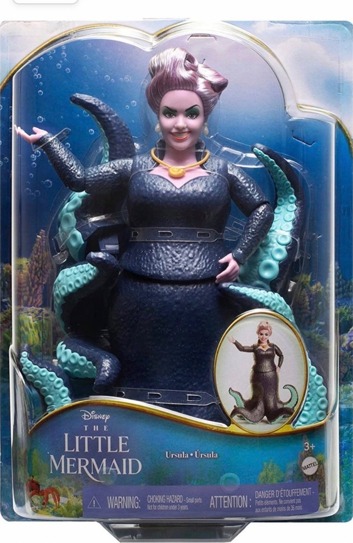 Mattel Panenka Disney Malá mořská víla z filmu Panenka Uršula