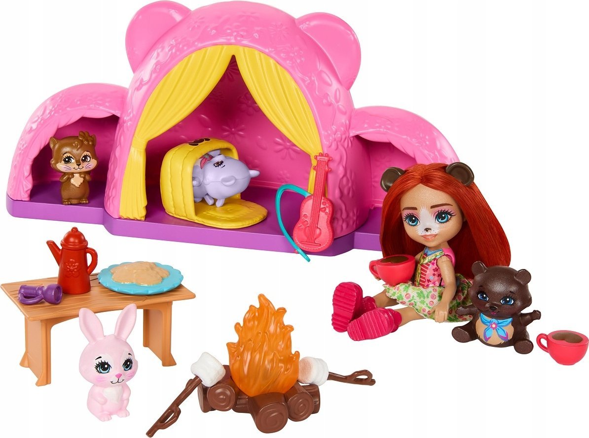 Mattel Enchantimals Hrací sada s panenkou na kempování