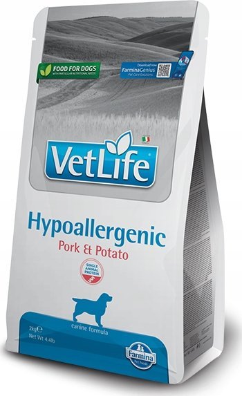 FARMINA Vet Life Hypoallergenic Pork & Potato - suché krmivo pro psy - 2 kg
