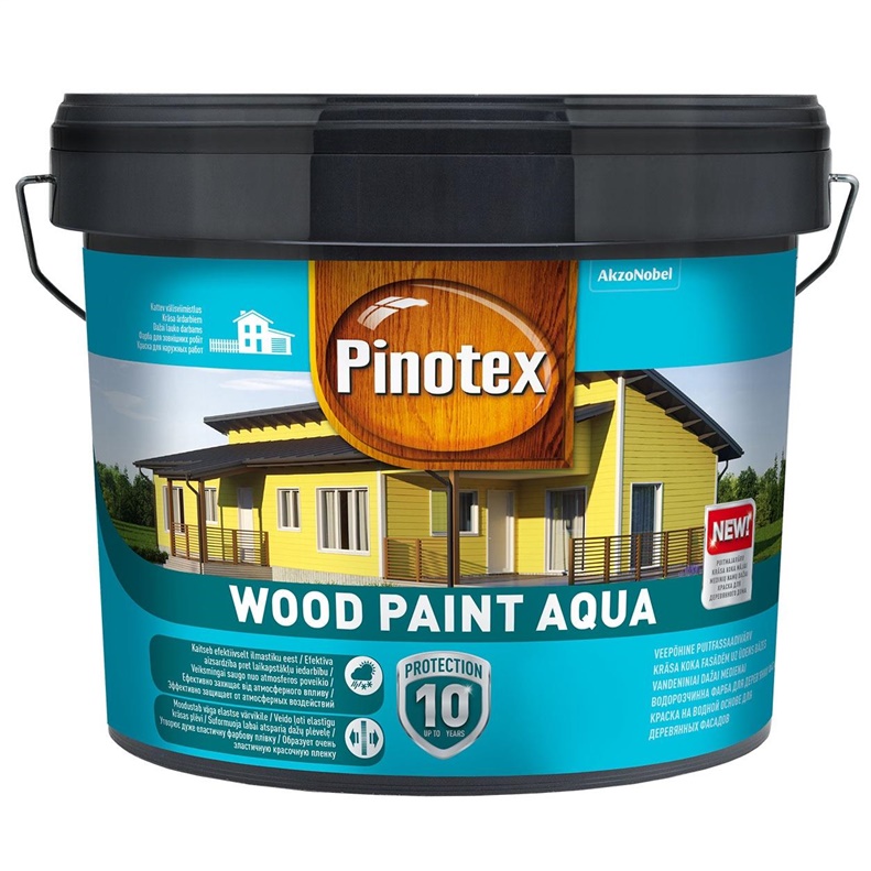 Emulzní barva Pinotex Wood Paint Aqua, žlutá okrová, 9l