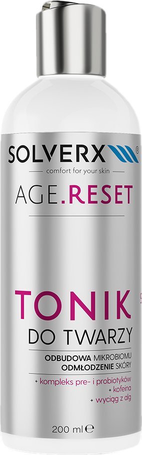 Solverx SOLVERX Age.Reset Tonikum na tvár - Rebuilding the Microbiome & Rejuvenation Skin 200 ml