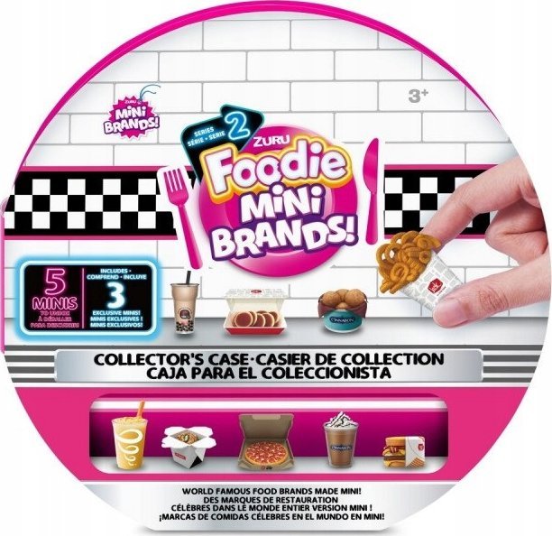 ZURU 5 Surprise Sběratelský kufřík figurek Foodie Mini Brands, série 2