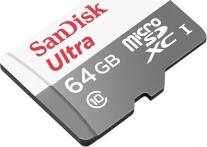 SanDisk Ultra - Paměťová karta flash (adaptér microSDXC na SD zahrnuto) - 64 GB - UHS-I / Class10 - microSDXC UHS-I