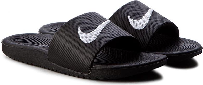 Nike dětské žabky Kawa Slide Gs/Ps černé vel. 36 (819352-001)