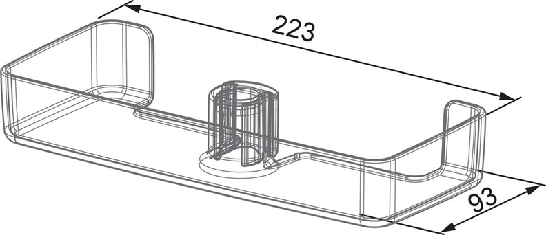 Dávkovač mydla Oras Apollo 253050, 223 mm