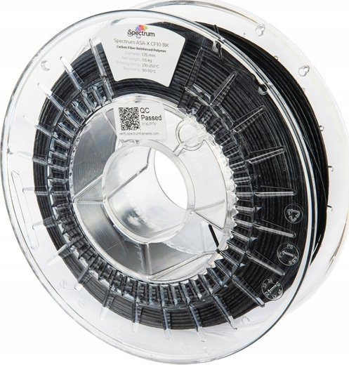 Spectrum 3D filament Spectrum, ASA-X CF10, 1,75 mm, 500 g, 80726, černý