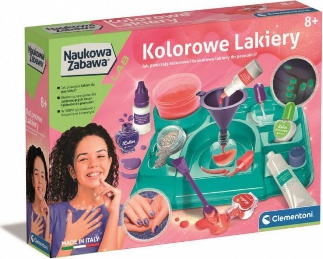Clementoni Sada barevných laků na nehty