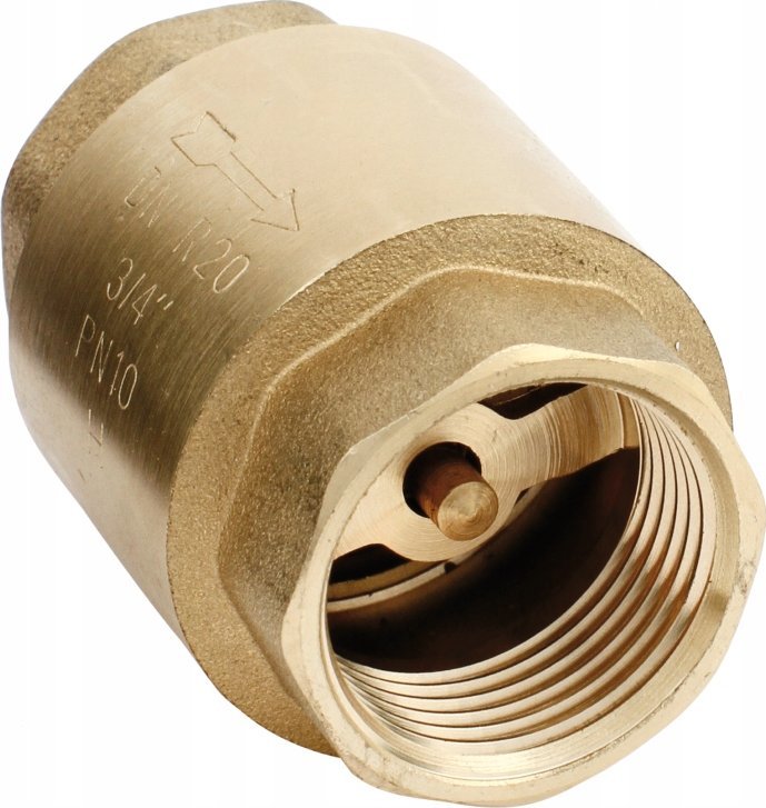 Zpětný ventil AQUER Aquer ZZ1/2 GM TK 1/2 s mosaznou zátkou