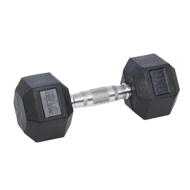 Gumené závažie OUTLINER YLDB35, 9 kg