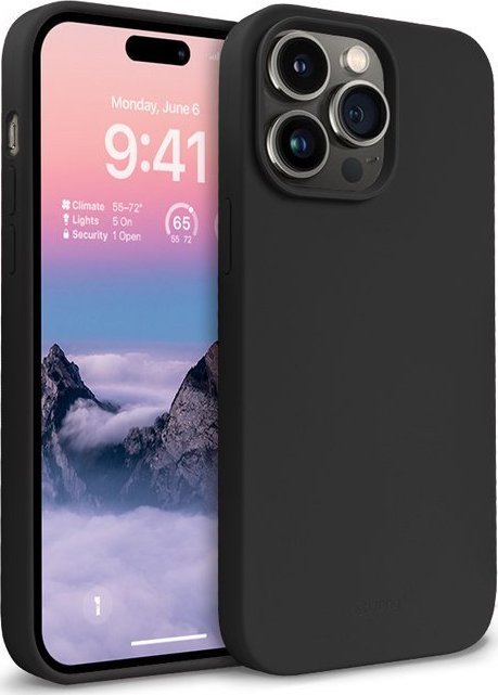 CRONG Barevný kryt pro iPhone 14 Pro Max černý