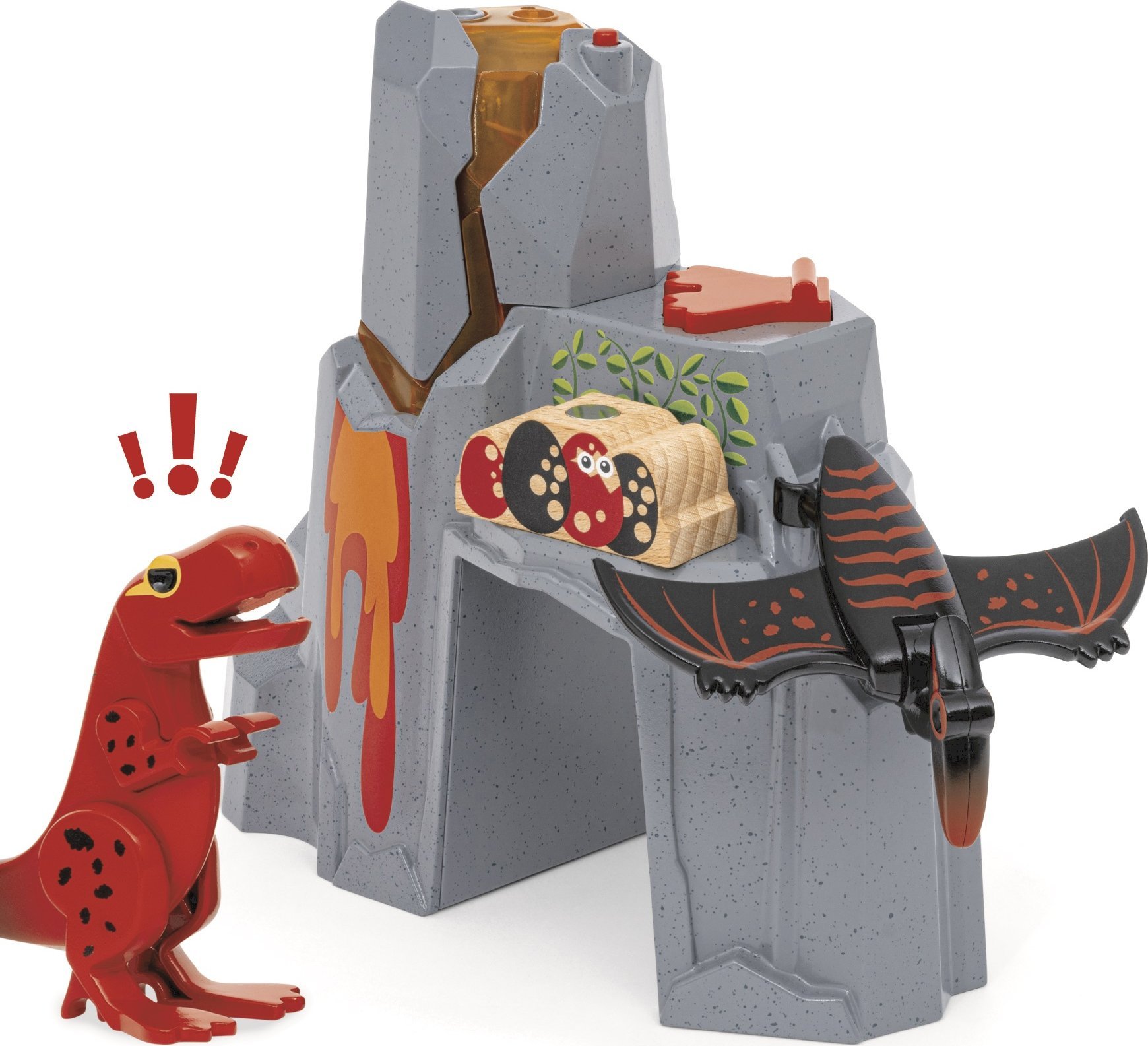 Dinosauří sopka BRIO World s funkcí erupce, dráha
