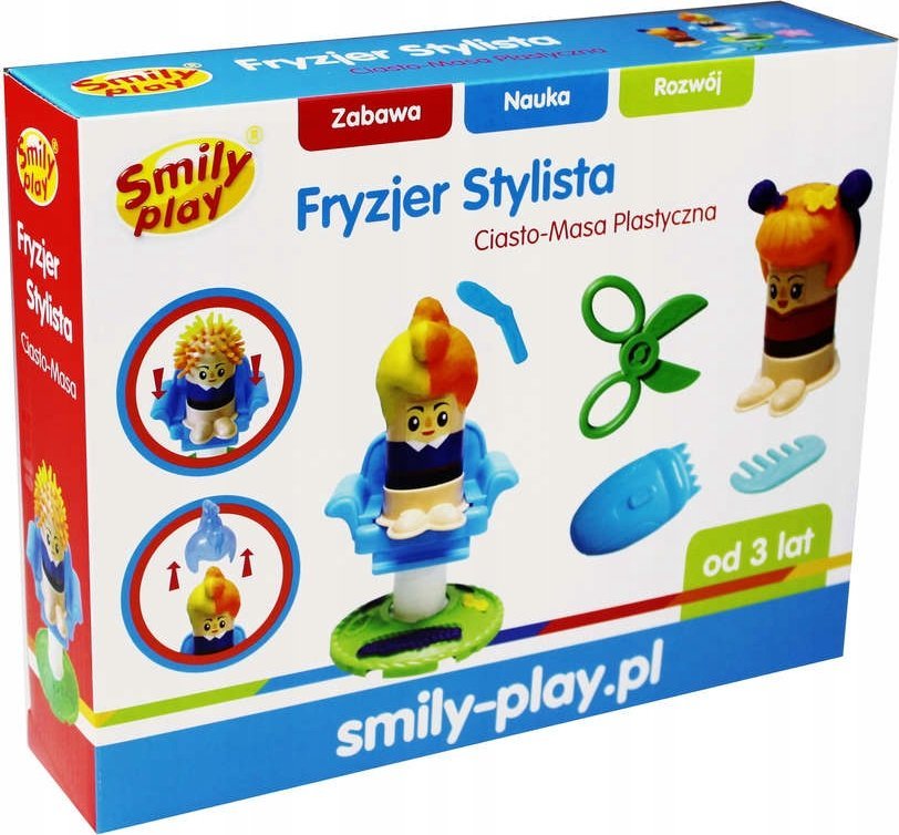 Smily Play Plastové cesto Cesto-hmota Kaderník stylista