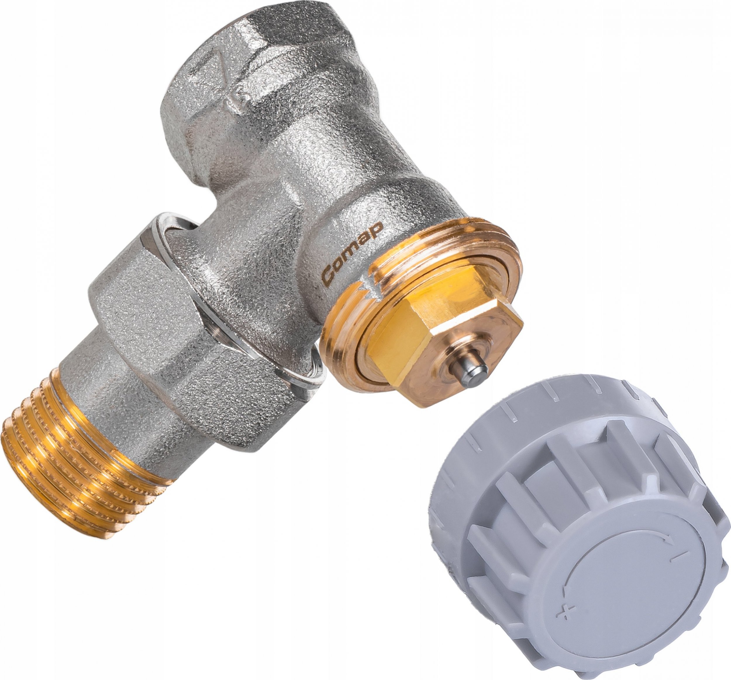 Tepelný ventil úhlové - 1/2 - Kv 0,55bez přednastavení COMAP