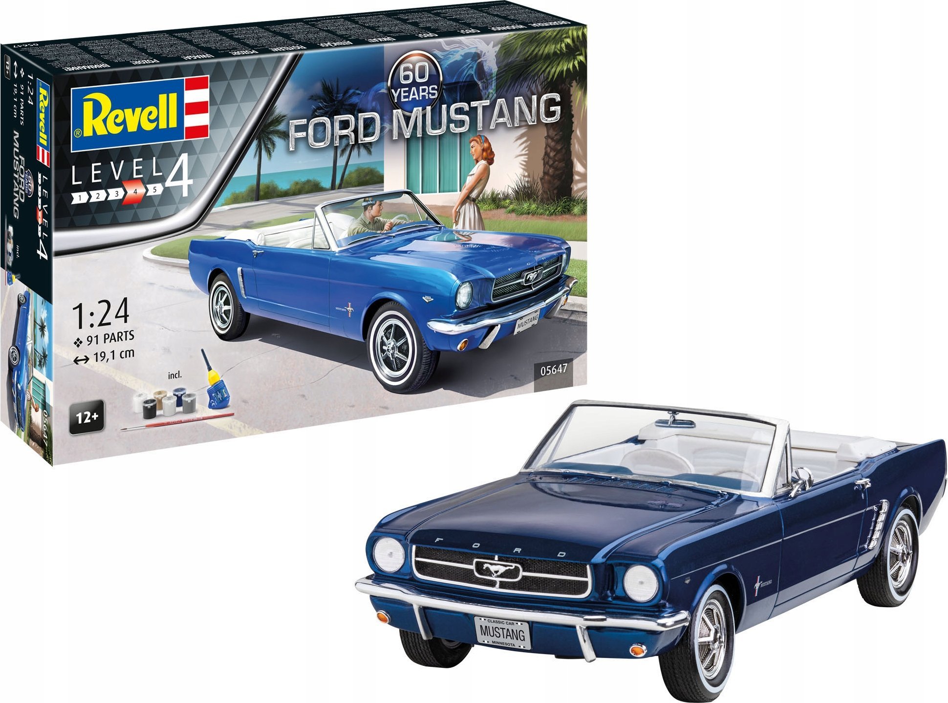 Dárková sada Revell  60th Anniversary of Ford Mustang , model vozidla