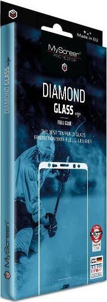 MyScreen Protector Samsung Galaxy S22 - Tvrzené sklo s lepidlem po celém povrchu MyScreen DIAMOND GLASS edge FULL GLUE (černý rámeček)