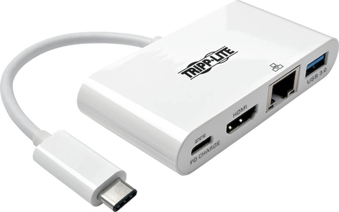 Eaton Dokovací stanice/replikátor USB-C HDMI, port USB 3.2 Gen 1, gigabitový Ethernet, nabíjení PD 60W, HDCP (U444-06N-HGU-C)