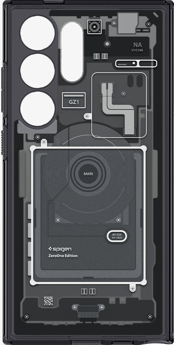 Spigen Ultra Hybrid, zero one - Kryt pro Samsung Galaxy S24 Ultra