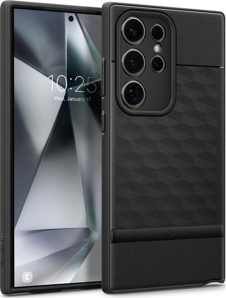 Spigen Pouzdro Spigen Caseology Parallax, matně černé - Samsung Galaxy S24 Ultra