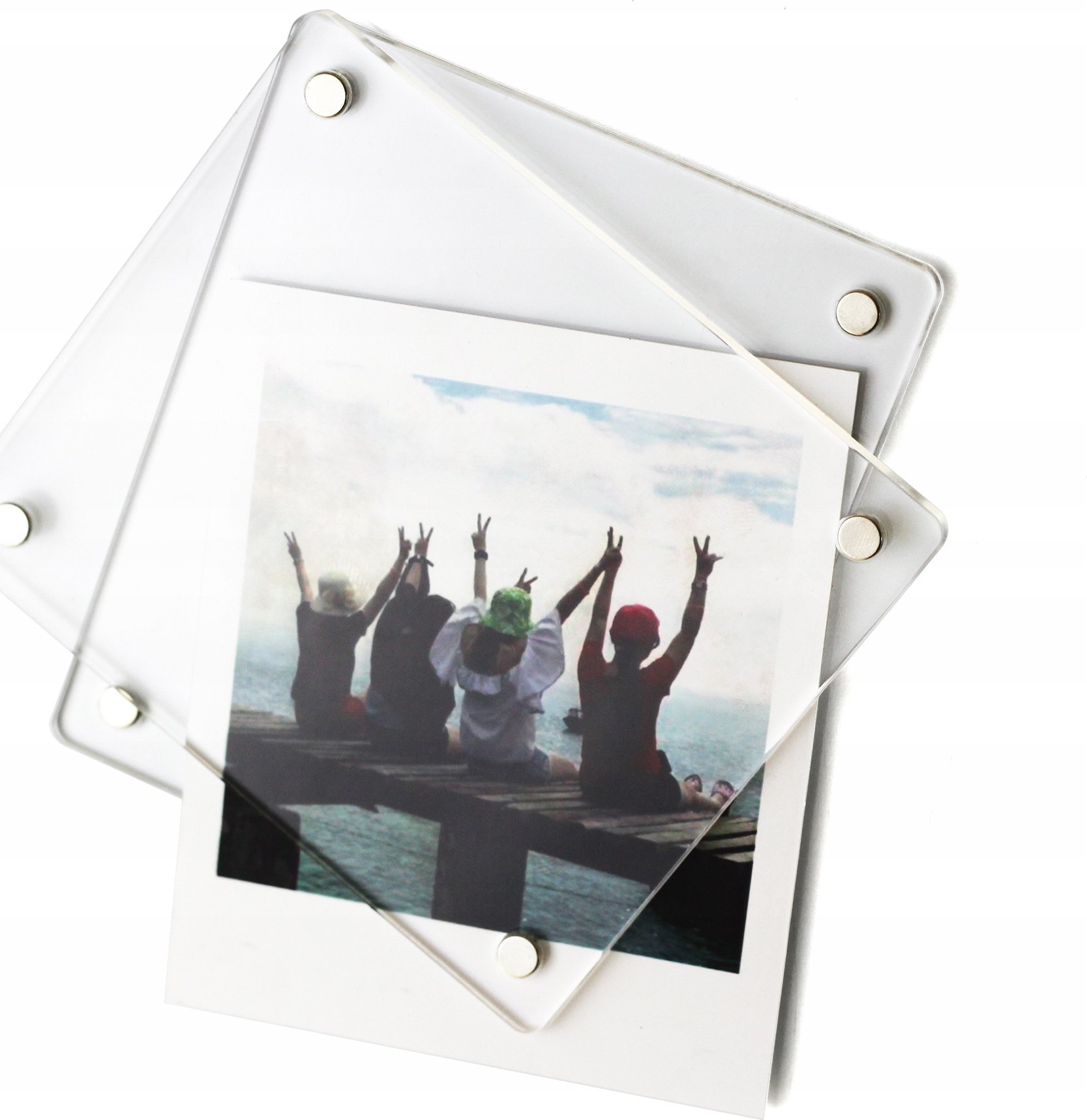 Fotomagnetický rámeček Polaroid 600 I-type Sx-70 / maximální velikost 8,8 x 10,8 cm
