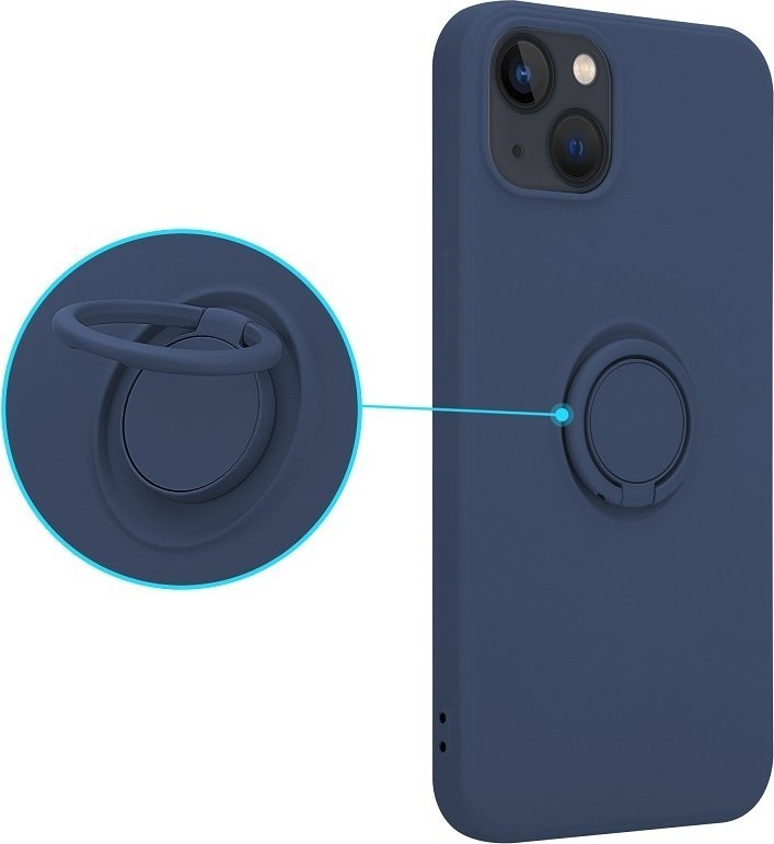 OEM puzdro Silicon Ring pre Samsung S23 modré