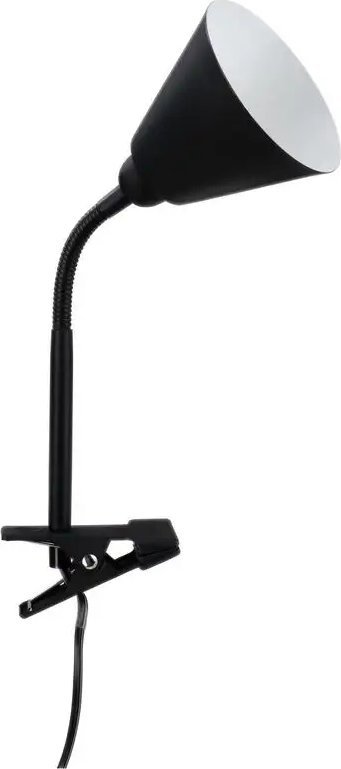 Paulmann nástěnná lampa Vitis E14 klipsová lampa černá flexibilní rameno vypínač na kabelu 1,50m kabel