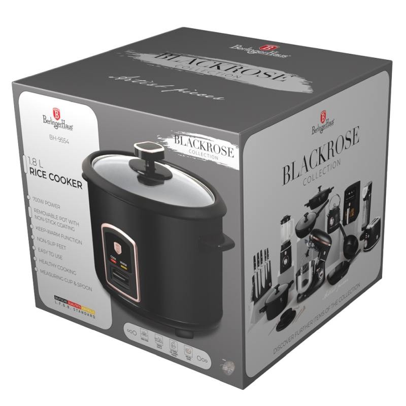 Rýžovar 1,8 l Black Rose Collection