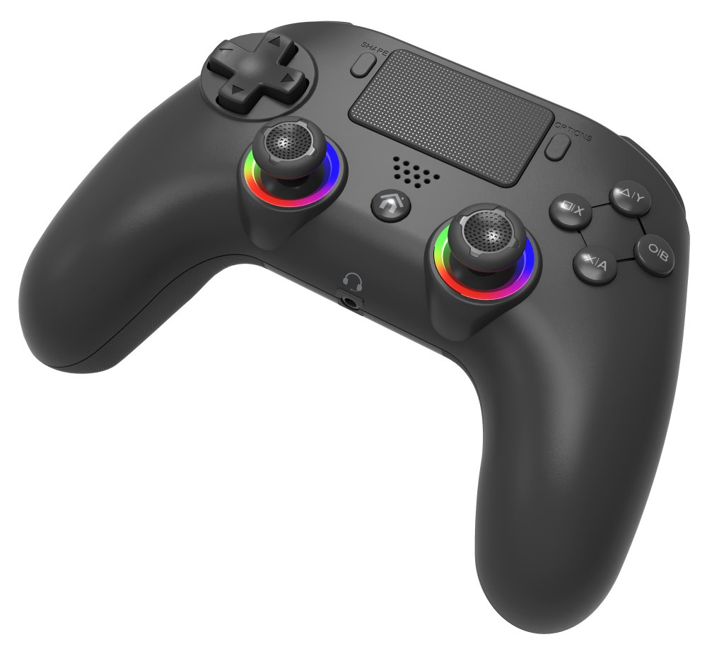 SUBSONIC by SUPERDRIVE herní ovladač WIRELESS LED/ PS4/ PC/ Černý