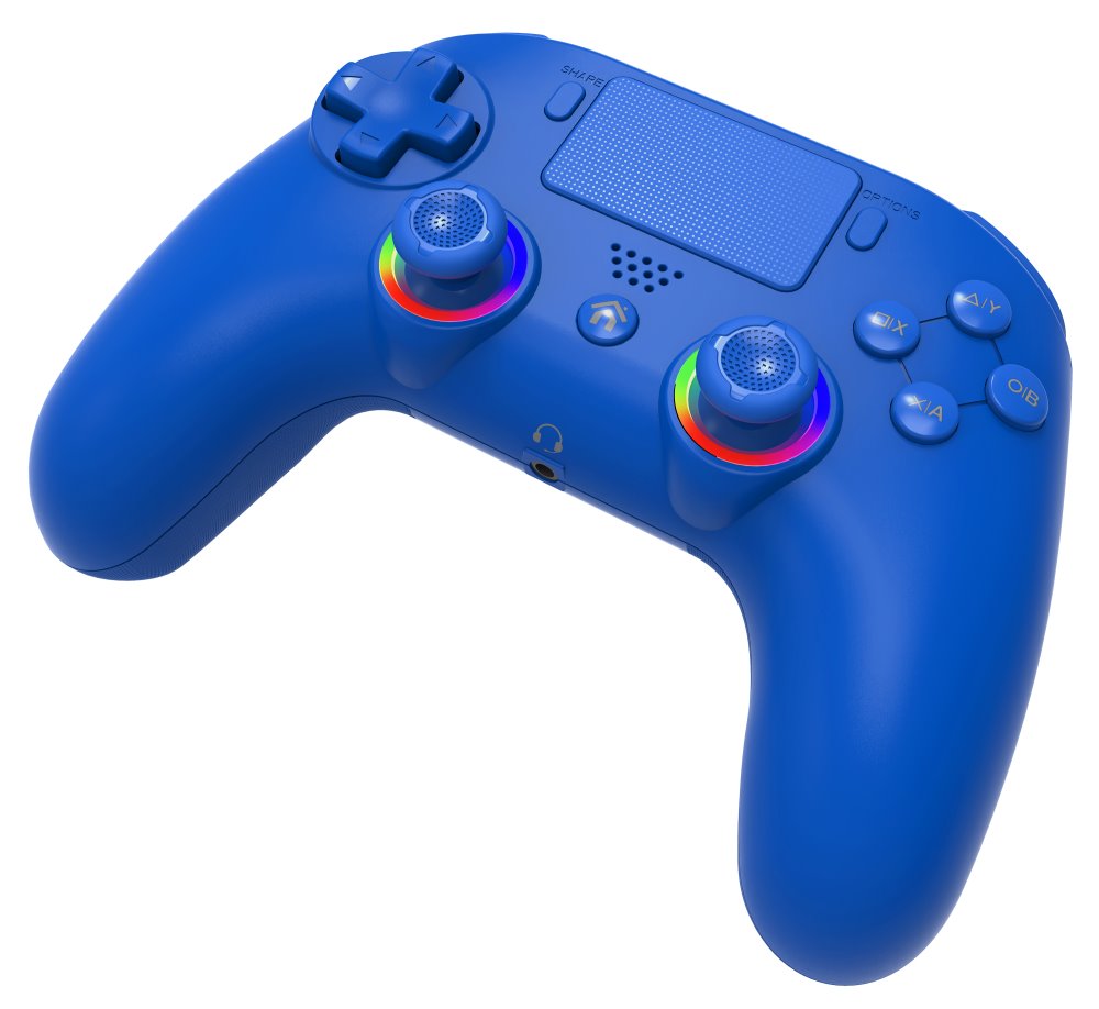 SUBSONIC by SUPERDRIVE herní ovladač WIRELESS LED/ PS4/ PC/ Modrý