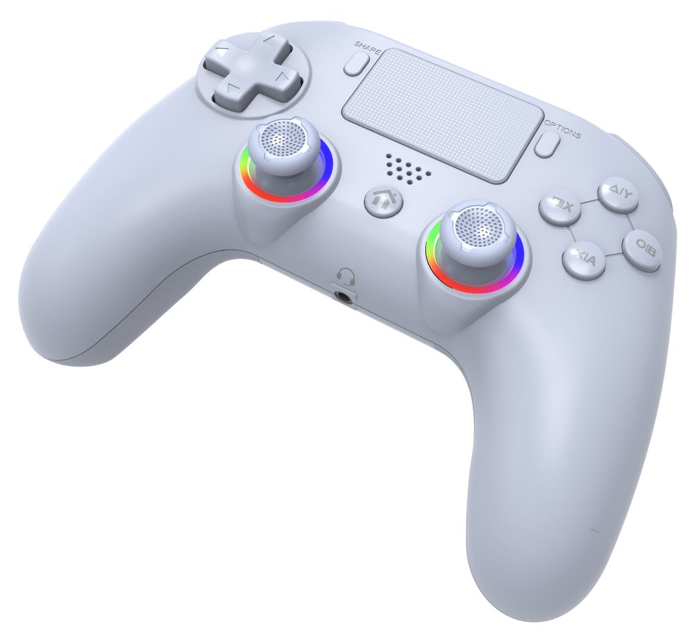 SUBSONIC by SUPERDRIVE herní ovladač WIRELESS LED/ PS4/ PC/ Bílý