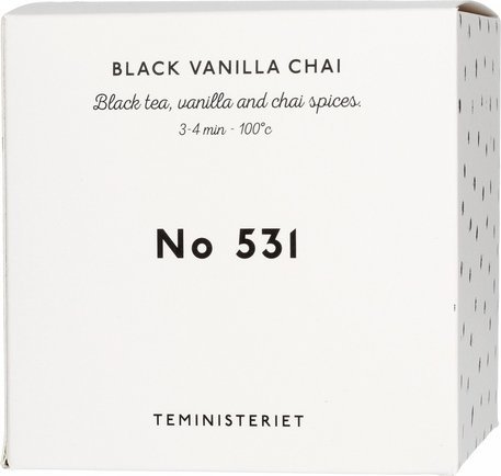 Teministeriet Teministeriet - 531 Black Vanilla Chai - sypaný čaj 100g