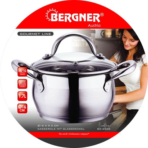 BERGNER Hrnec nerez 2,0 l Gourmet BG-6506