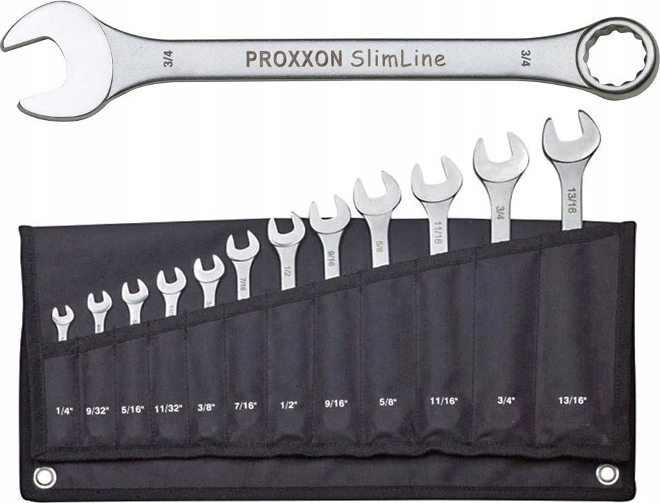 Sada klíčového klíče s plochým outpatientem proxxon [12 dílů]