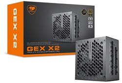 COUGAR PC zdroj GEX X2 1000W 80+ Gold, modulární (PCI-e 5.0 GPU 12+4 Pin)