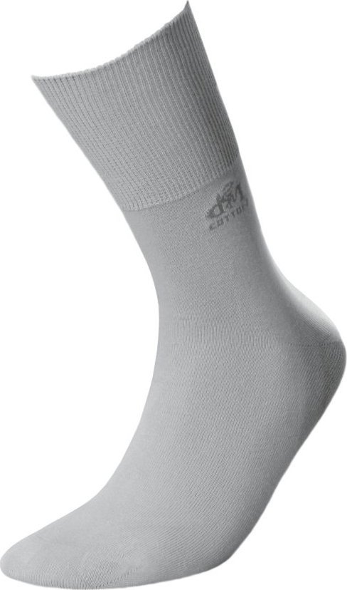 Deomed DEOMED BAVLNĚNÉ STŘÍBRNÉ PONOŽKY 35-38 POP.