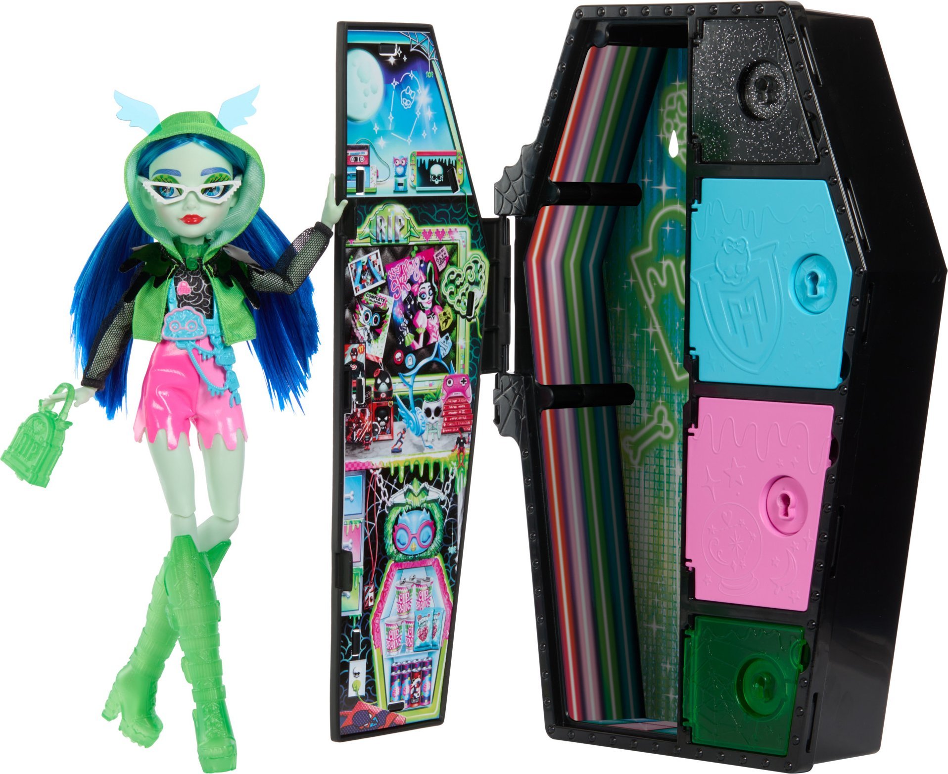 Mattel Monster High Skulltimates Secrets Series 3 - Ghoulia, panenka