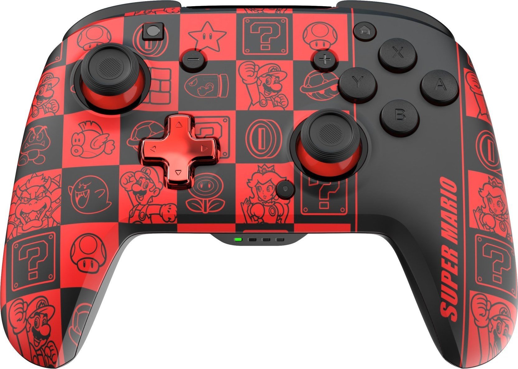 PDP Pad PDP SWITCH Rematch Super Ikony Bezdrátová podložka Glow in the Dark