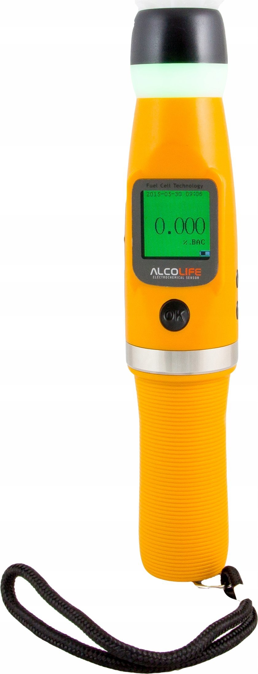 Alcolife F7 alkohol tester, oranžový