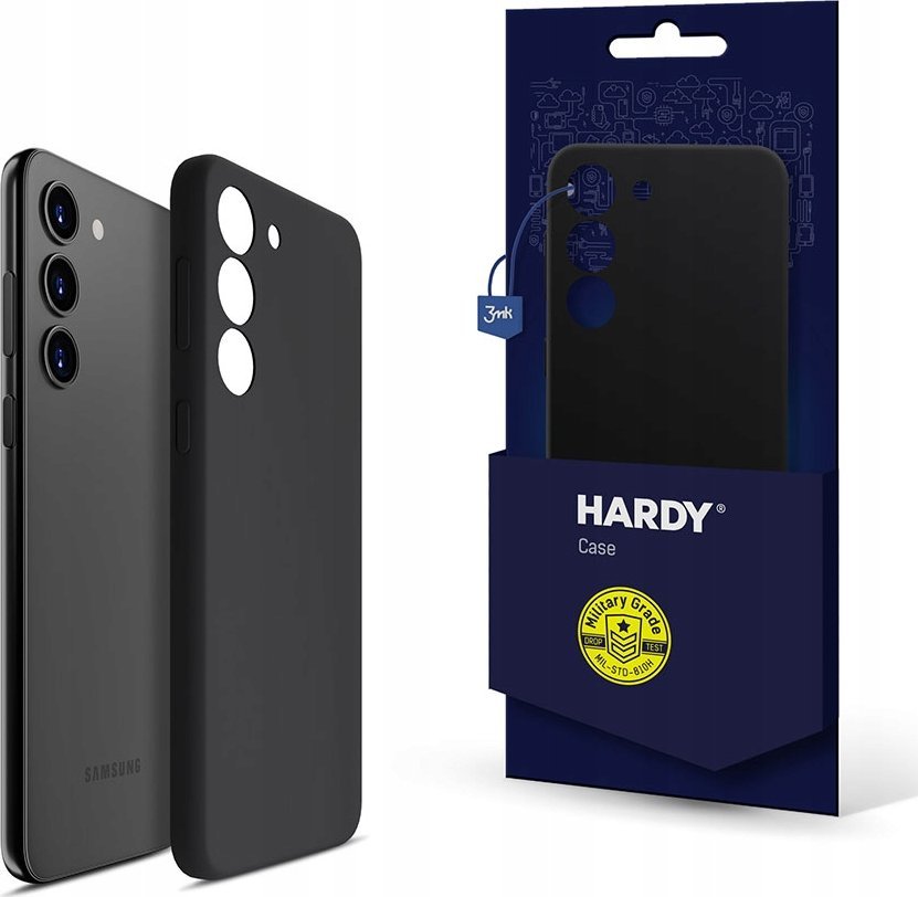 3mk ochranný kryt Hardy Android Silicone MagCase Samsung Galaxy S23 5G, černá