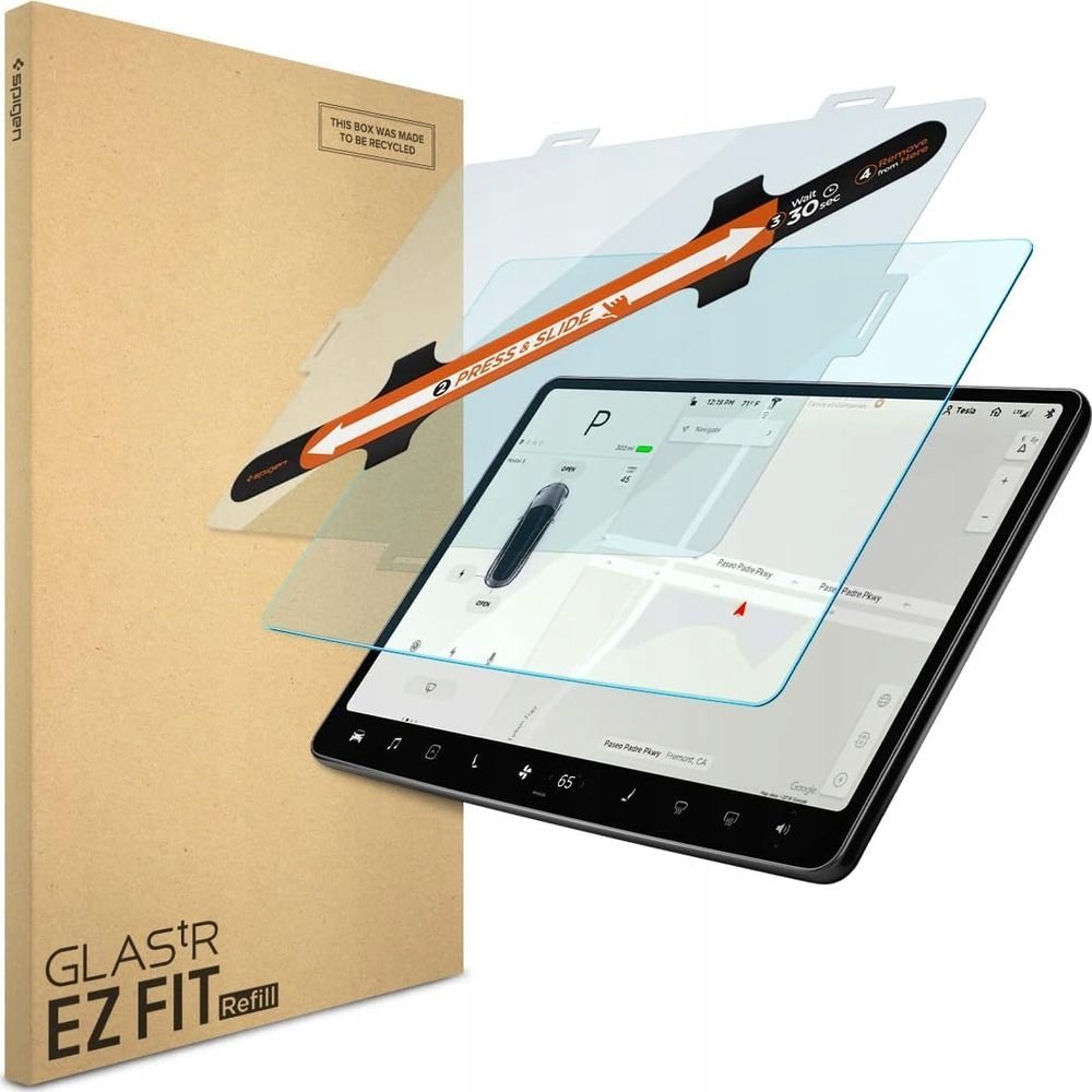 Spigen Spigen Tesla EZ Fit náhradní antireflexní ochrana obrazovky 1 balení – Tesla Model Y/3