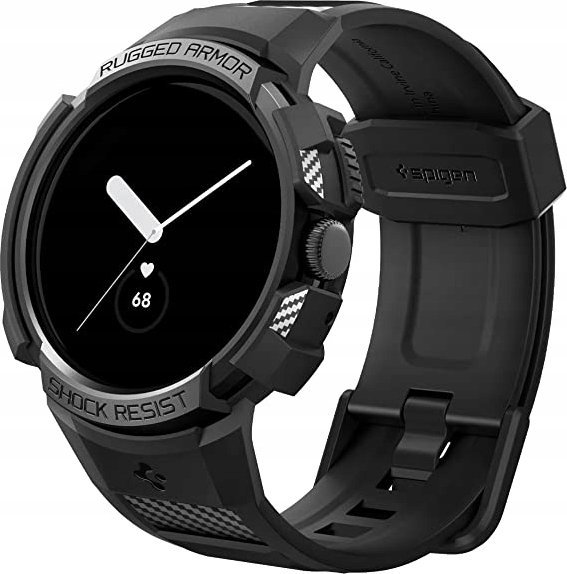 Spigen Rugged Armor Pro, černý - Google Pixel Watch/Watch 2
