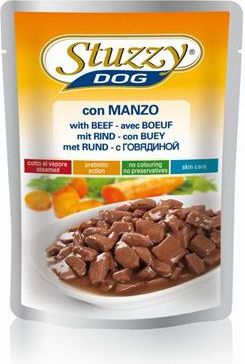 STUZZY Chunks with hovězí maso - mokré krmivo pro psy - 100 g