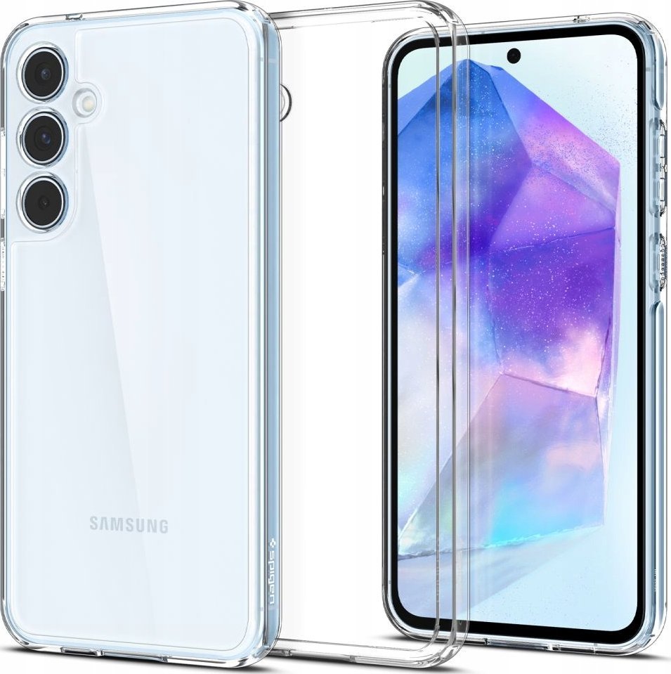 Spigen Pouzdro Ultra Hybrid pro Samsung Galaxy A55 5G Crystal Clear