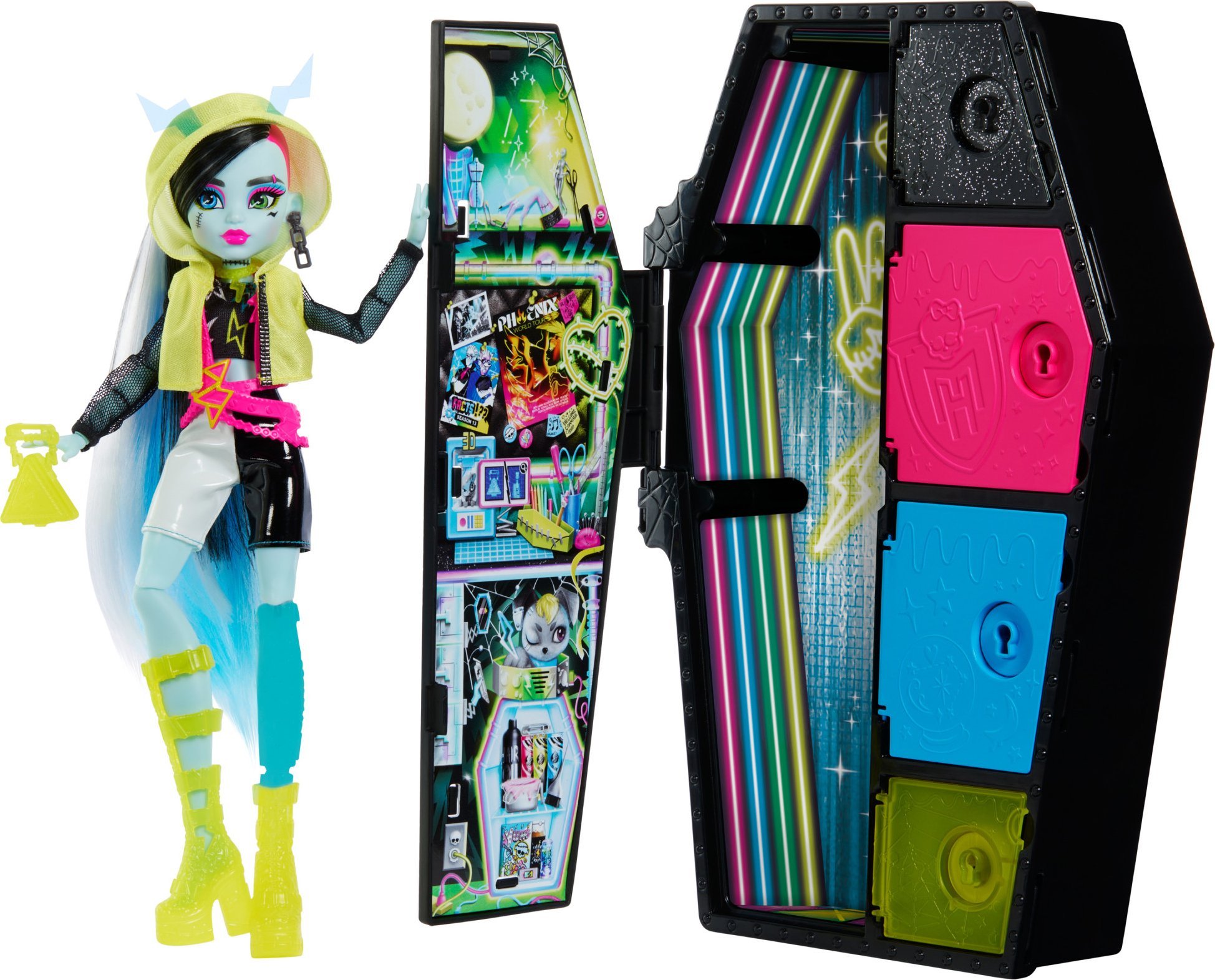 Mattel Monster High Skulltimates Secrets Series 3 - Frankie, panenka