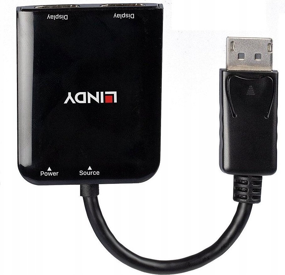 Lindy USB HUB LINDY Hub 2 porty DisplayPort 1.2 MST