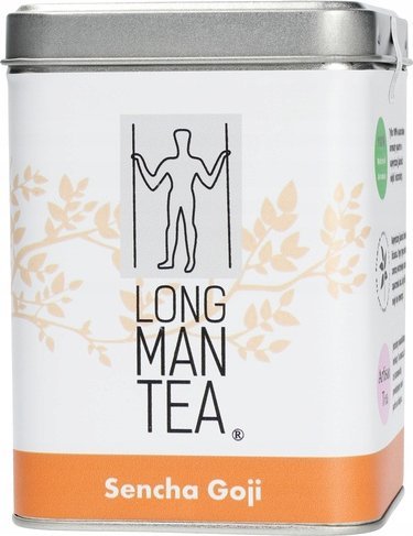 Long Man Tea Long Man Tea - Sencha Goji - Sypaný čaj - Plechovka 120g