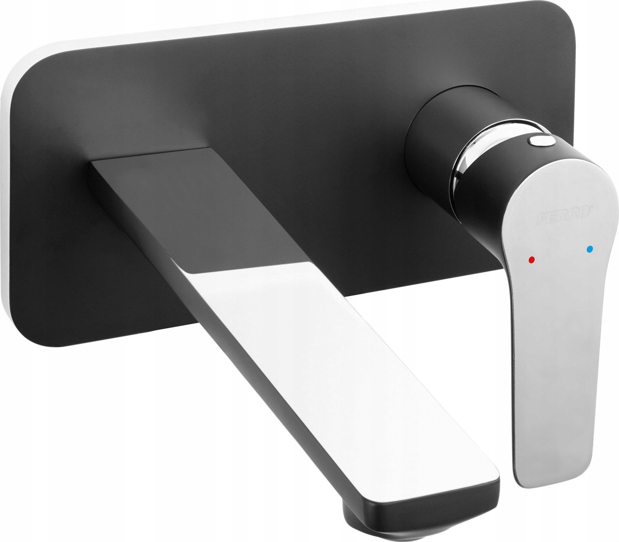 Ferro Umyvadlová baterie BDR3PABLC PODOMÍTEK UMYVADLOVÉ BATERIE ADORE ČERNÁ CHROM // BF.BDR3PABLC