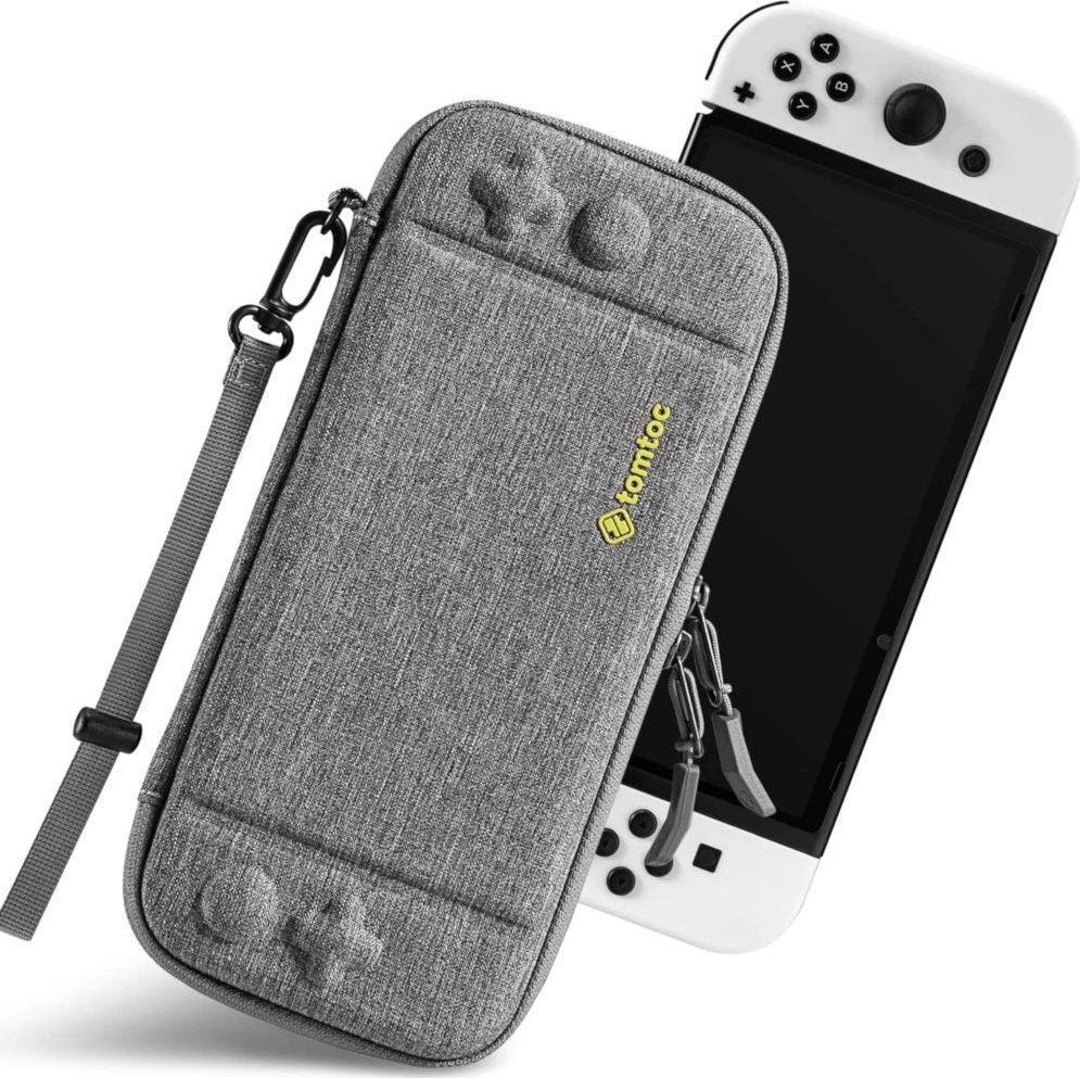 Tomtoc tomtoc Switch – Pouzdro pro Nintendo Switch OLED, šedé