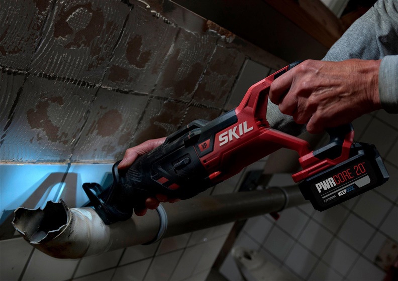 Akumulátorová lineární pila Skil 3480CB, 20 V
