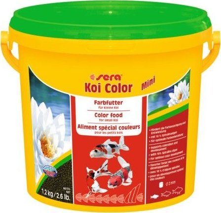 Sera Koi Color Mini 3.800 ml, granule - základní krmivo pro Koi