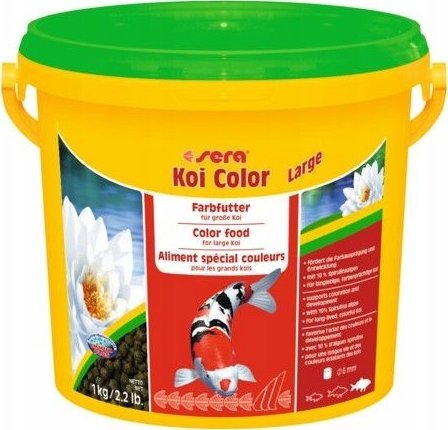 Sera Koi Color Large 3.800 ml, granule - základní krmivo pro Koi